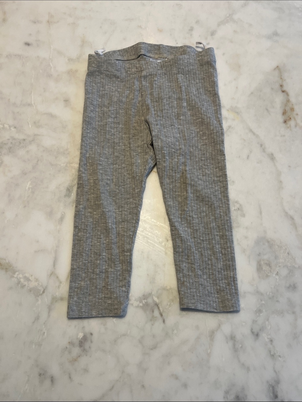 H&M Grey Ribbed Kids Leggings 18M